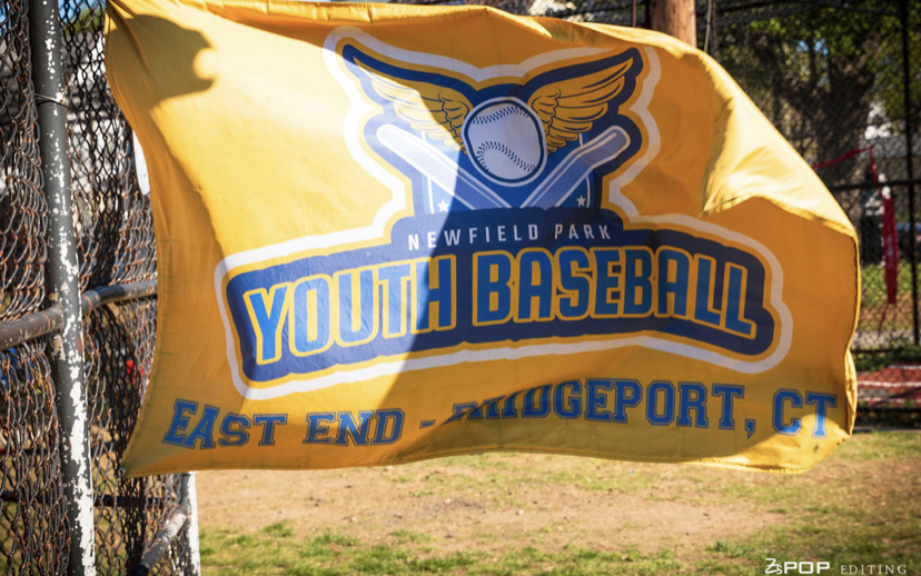 Newfield Little League Baseball Banner in East Bridgeport Connecticut